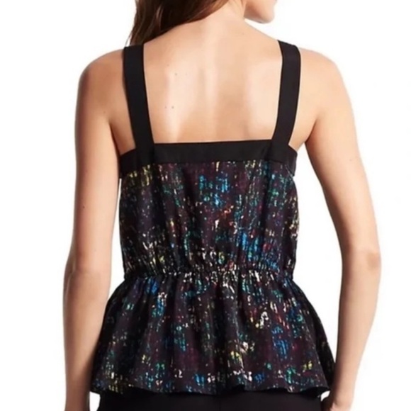 Derek Lam for DesignNation printed tank top with black trim / S / Excellent cond - Picture 3 of 17